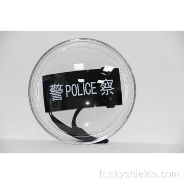 Polycarbonate Security Transparence Round Protective Bouclier